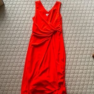DKNY, fiery orange dress. Size 6